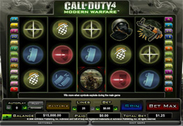 Call of Duty 4 Slot Screenshot
