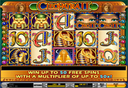 Cleopatra 2 Slot Screenshot