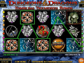 Dungeons and Dragons Crystal Caverns Slot Screenshot