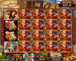 Screenshot of The Naughty List Slot