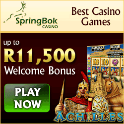 Play Achilles Slot in Rands at Springbok Casino